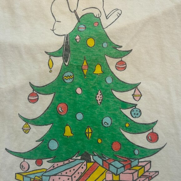 RE/DONE Snoopy Presents Vintage White 70's Tee Shirt - Picture 3 of 3